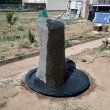 Basalt Findlingsstele 120 x 50-60 cm Ø,ca 700 Kg
